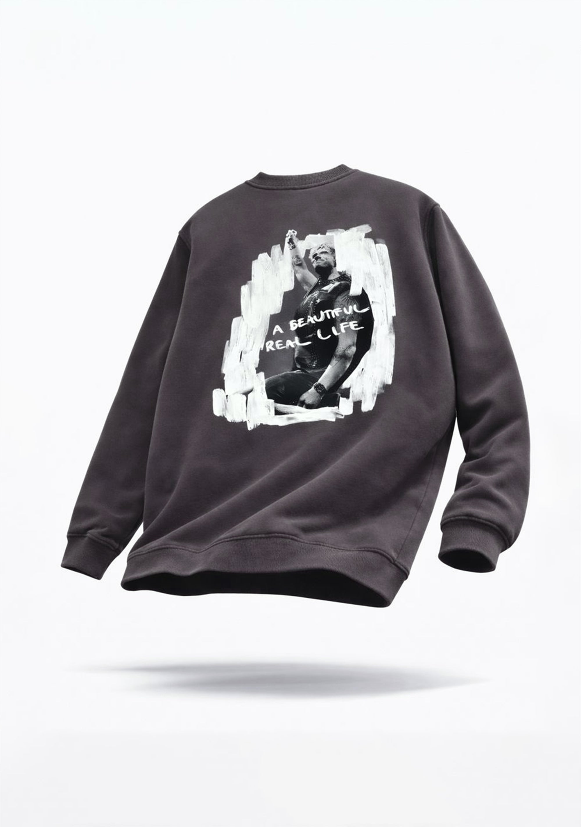 GREY WASHED SWEATSHIRT