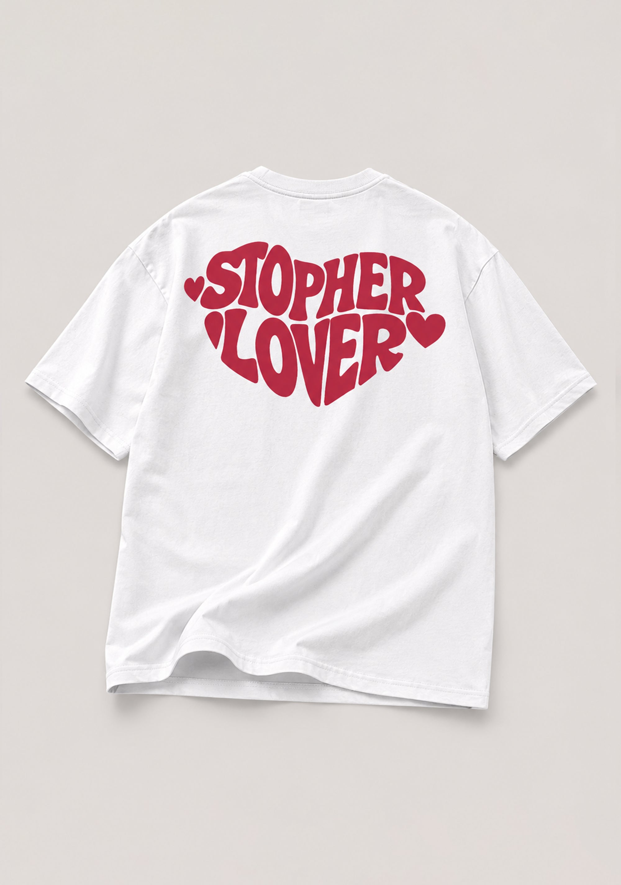 STOPHERLOVER T-SHIRT WHITE
