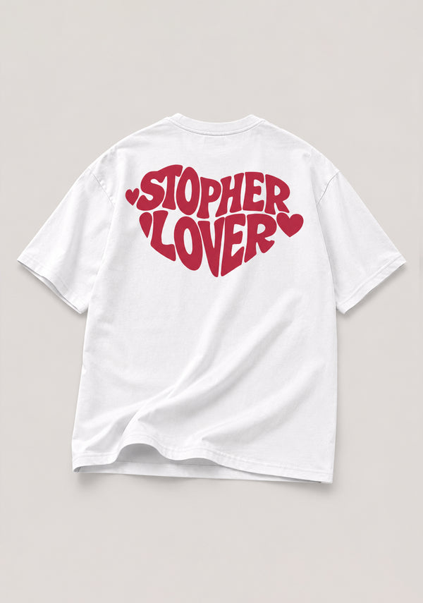 STOPHERLOVER T-SHIRT WHITE
