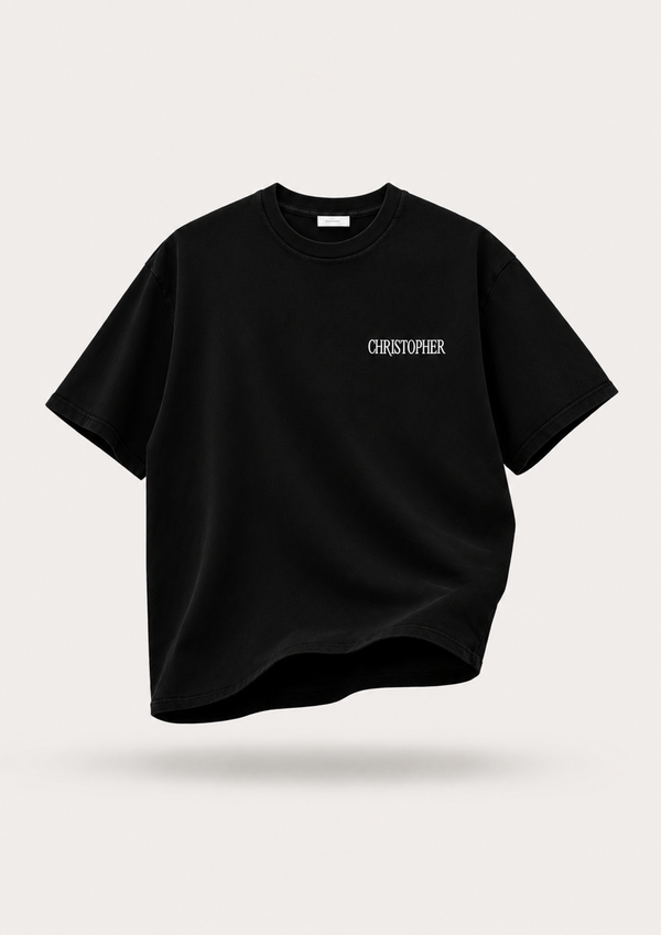 'HAM MED GUITAREN' BLACK T-SHIRT